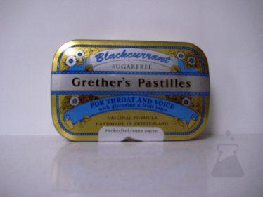 BLACKCURRANT GRETHERS GLYC&CASSIS ZS (110G)