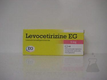 LEVOCETIRIZINE EG 5 MG (40TABL)