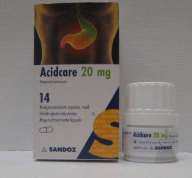 ACIDCARE SANDOZ 20 MG (14TABL)