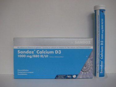CALCIUM SANDOZ D3 1000MG/880IU (90TABL)