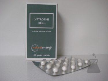 L-TYROSINE 500 MG NATURAL ENERGY (60CAPS)