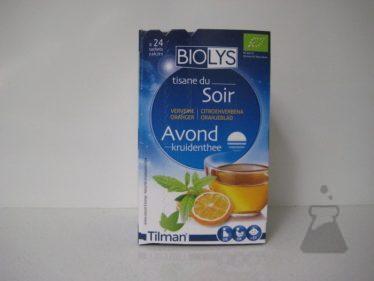 BIOLYS AVOND KRUIDENTHEE CITROENVERBENA ORANJEBLAD (24FILT)