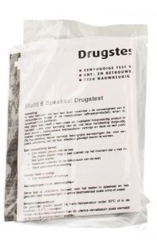 DRUGTEST SPEEKSEL 6 DRUGS (1STUK)