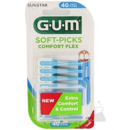 GUM SOFT PICKS COMFORT FLEX SMALL (40STUK)