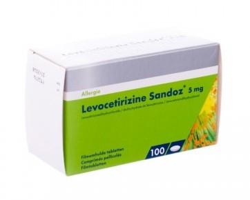 LEVOCETIRIZINE SANDOZ 5 MG (100TABL)