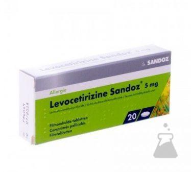 LEVOCETIRIZINE SANDOZ 5 MG (20TABL)