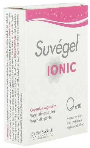SUVEGEL IONIC VAGINALE CAPS (10CAPS)