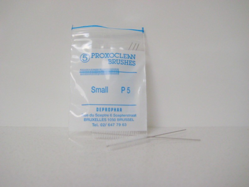 PROXOCLEAN BRUSH SMALL SILVER P5 (5STUK)