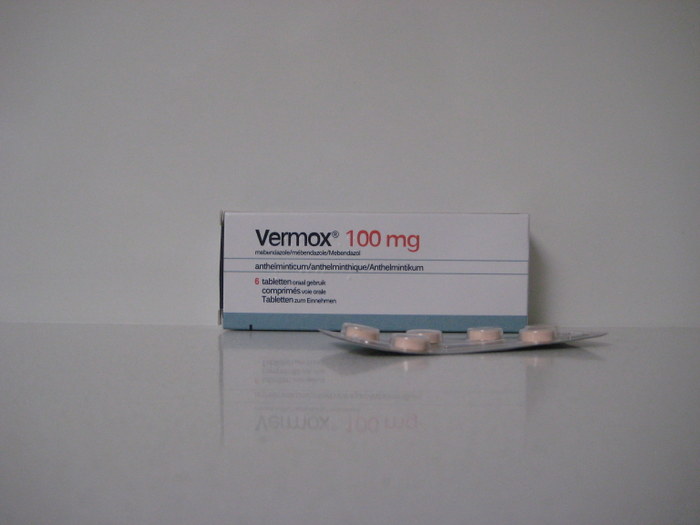 VERMOX 100 MG (6TABL)