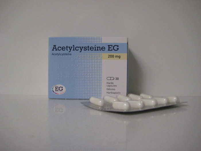 ACETYLCYSTEINE EG 200 MG (30CAPS)