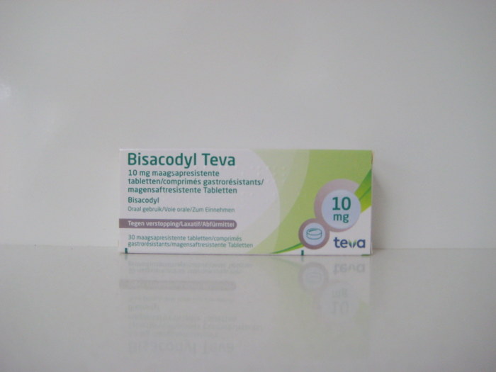 BISACODYL TEVA 10 MG (30TABL)