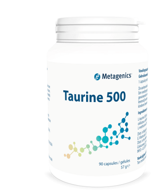 TAURINE 500 MG METAGENICS (90TABL)