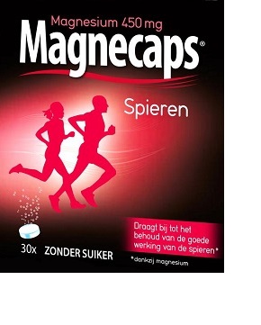 MAGNECAPS SPIERKRAMPEN BRUIS (30TABL)