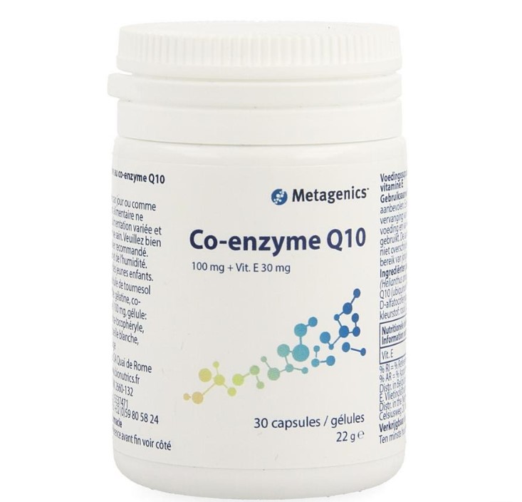 COENZYME Q10 100 MG +VIT E (30CAPS)