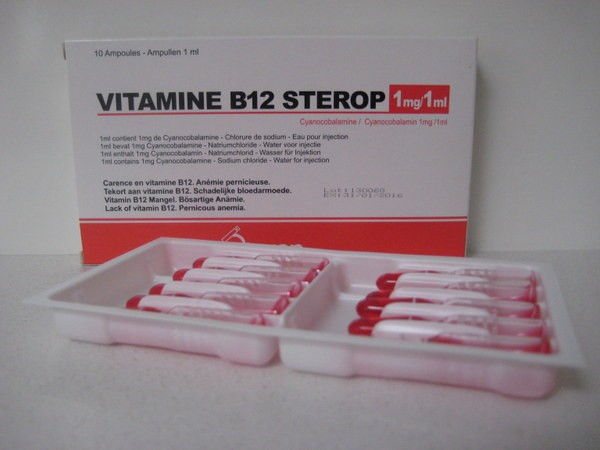 Woud Pigment Inpakken VITAMINE B12 1 MG 1 ML STEROP (10AMP) - Pharmaproducts