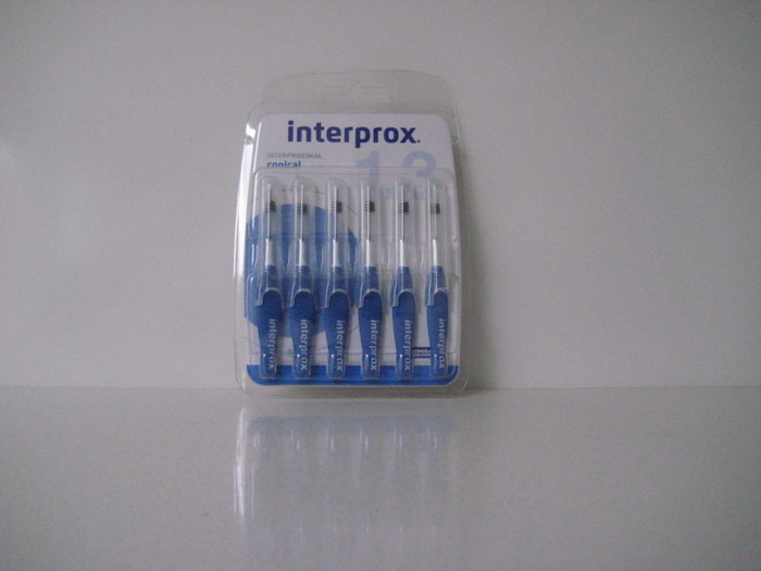 INTERPROX PREM CONISCH BLAUW (6STUK)