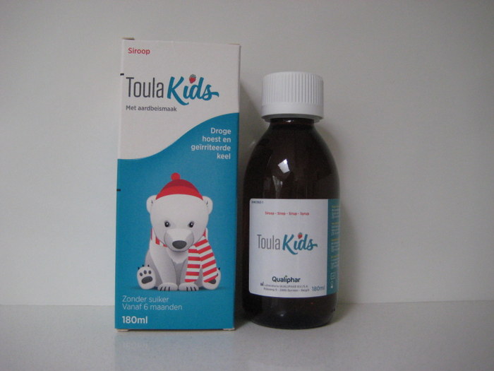 TOULAKIDS DROGE HOEST SIROOP (180ML)