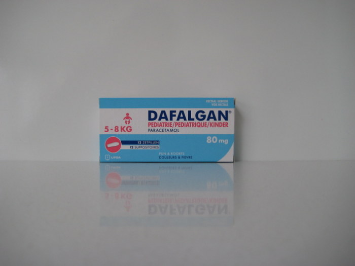 DAFALGAN 80 MG PEDIATRIE (12SUPP)