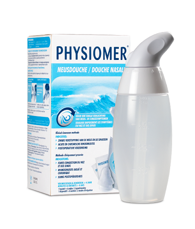 PHYSIOMER SINUSITIS NEUSDOUCHE + ZEEZOUT (1+6ZAK)