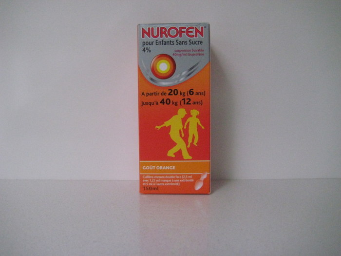 NUROFEN SIROOP KIND 4% SINAAS (150ML)