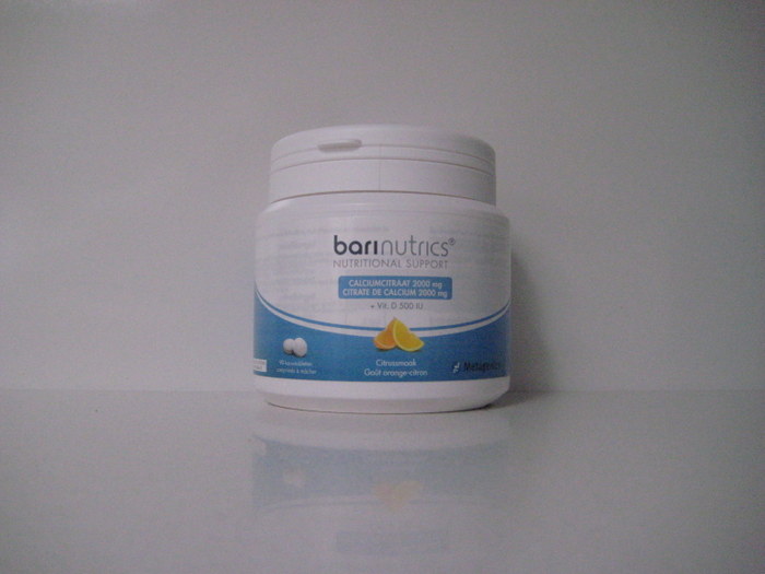 BARINUTRICS CALCIUMCITRAAT CITRUS (90TABL)