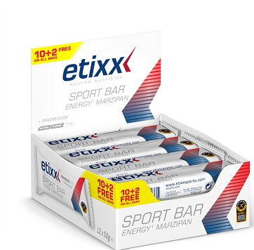 ETIXX ENERGY SPORT BAR MARZIPAN (12X50G)