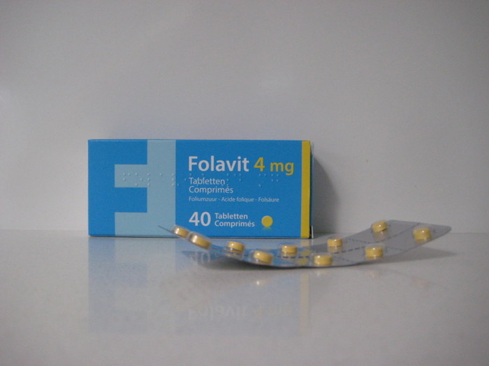 FOLAVIT 4MG LACTOSEVRIJ (40TABL)