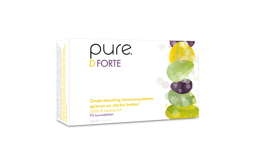 PURE D FORTE PLUS KAUWTABL (60TABL)