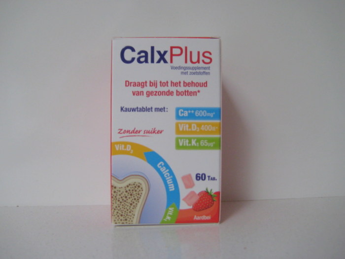 CALX PLUS AARDBEI (60TABL)
