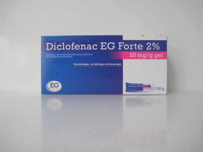 DICLOFENAC EG FORTE 20MG/G (150G)