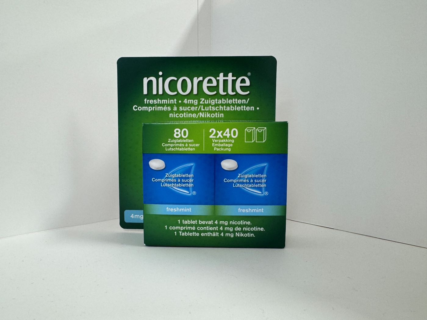 NICORETTE FRESHMINT 4 MG NF (80STUK)